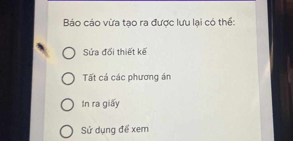 Hướng dẫn chi tiết về sửa đổi thiết kế báo cáo trong access