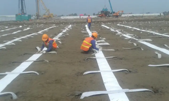 Thi công bấc thấm là gì? tất tần tật về bấc thấm trong xây dựng