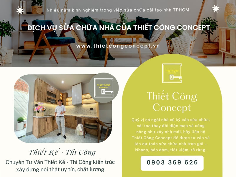 Thiết kế thi công sửa nhà